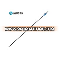 MUSEN hotsale wholesale bulk black 30" aluminum arrow shafts