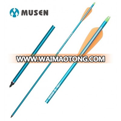 hot selling Colorful aluminum arrow, compound bow arrow, blue color