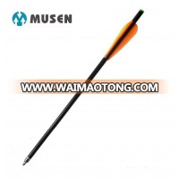 Popular crossbow glassfiber arrow 8032 metal heads for shooting