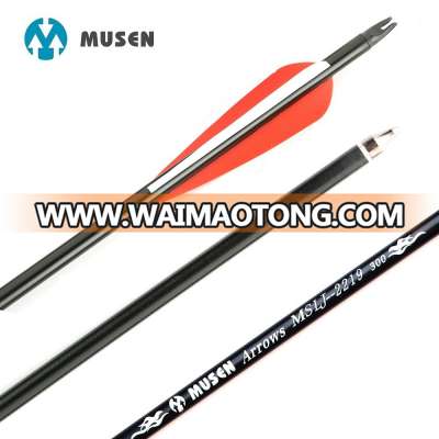 8.8mm 30" legnth 7075 alloy  2219 aluminium arrow