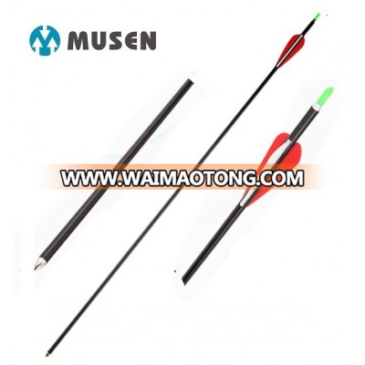 MUSEN 1816 bulk 31" OD 7.14mm recurve bow aluminum arrow shafts